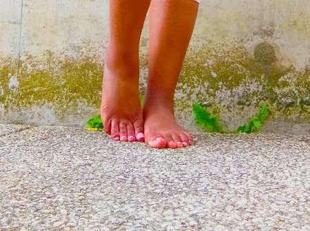 mes pieds en photo/vidéos