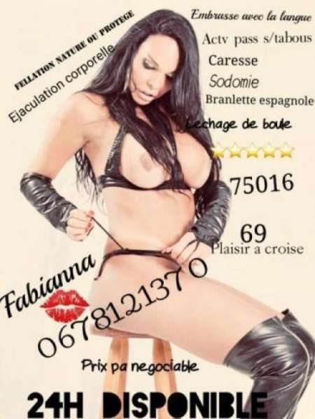 Fabianna sublime trans brésilienne 75016