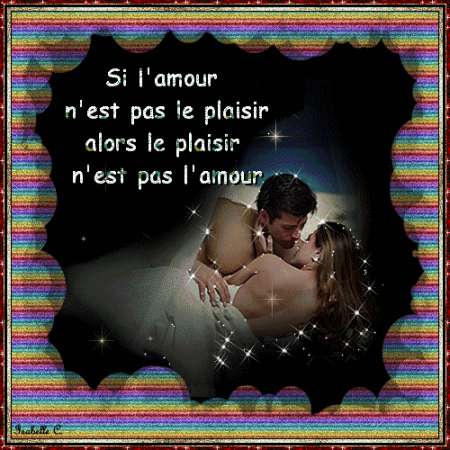 amour et plaisir partagé...