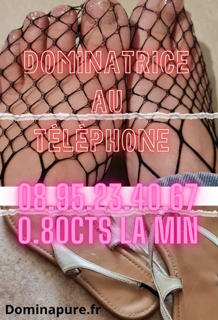 Dominatrice au téléphone, tel rose sm