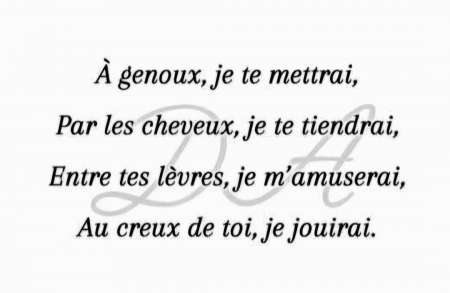 Relation coquine et sensuelle
