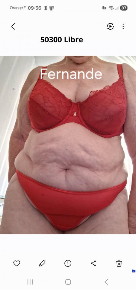 Fernande 81 A vous suce....Avranches 50300